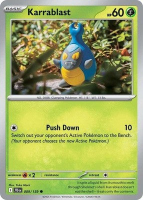Karrablast 009/159 SV09: Journey Together Pokémon TCG