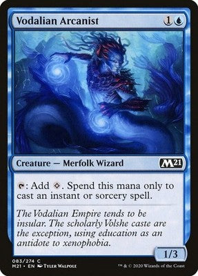 Vodalian Arcanist M21 83 NM Magic: The Gathering