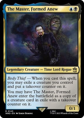 The Master, Formed Anew WHO 143 NM Magic: The Gathering