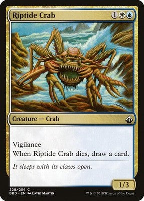 Riptide Crab BBD 228 NM Magic: The Gathering