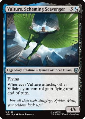 Vulture, Scheming Scavenger SPM 158 NM Magic: The Gathering