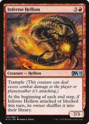 Inferno Hellion M19 148 NM Magic: The Gathering