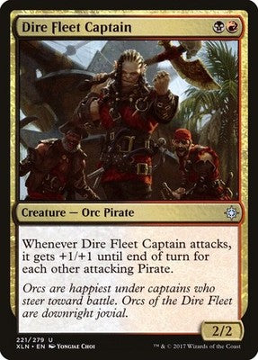 Dire Fleet Captain XLN 221 NM Magic: The Gathering