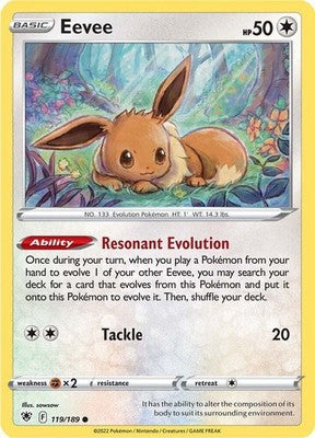 Eevee 119/189 SWSH10: Astral Radiance Pokémon TCG