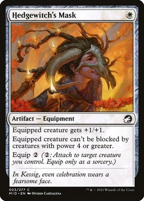 Hedgewitch's Mask MID 23 NM Magic: The Gathering