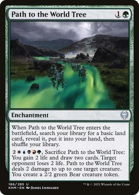 Path to the World Tree KHM 186 NM Magic: The Gathering
