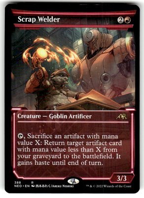 Scrap Welder (Showcase) Kamigawa: Neon Dynasty 388 R Magic: The Gathering