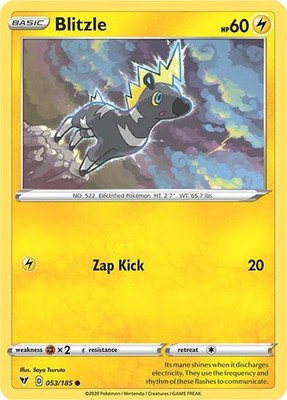Blitzle 053/185 SWSH04: Vivid Voltage Pokémon TCG