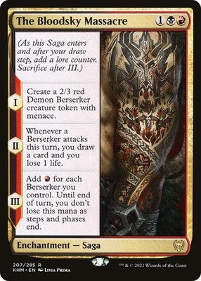 The Bloodsky Massacre KHM 207 NM Magic: The Gathering