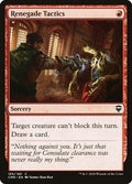 Renegade Tactics CMR 195 NM Magic: The Gathering