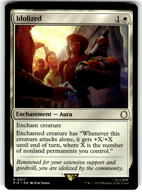 Idolized Universes Beyond: Fallout 17 R Magic: The Gathering Near Mint