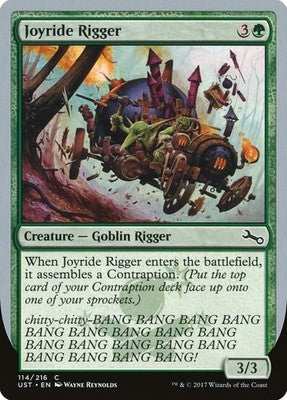 Joyride Rigger UST 114 NM Magic: The Gathering