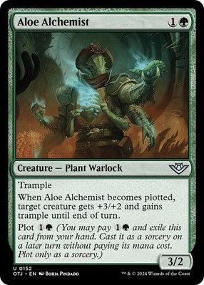 Aloe Alchemist OTJ 152 Foil NM Magic: The Gathering