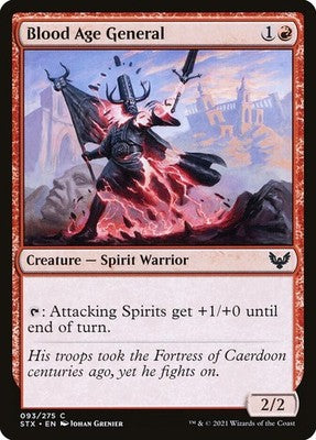Blood Age General STX 93 NM Magic: The Gathering
