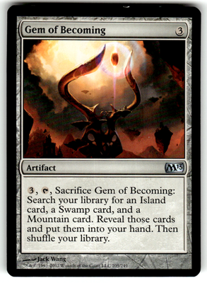 Gem of Becoming Magic 2013 (M13) 205 U Magic: The Gathering Lightly Played