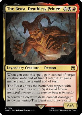 The Beast, Deathless Prince WHO 114 NM Magic: The Gathering