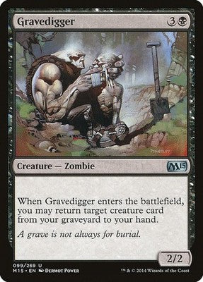 Gravedigger M15 99 NM Magic: The Gathering