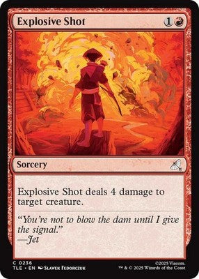 Explosive Shot TLE 236 NM Magic: The Gathering