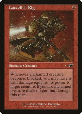 Laccolith Rig NEM 88 NM Magic: The Gathering
