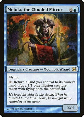Meloku the Clouded Mirror MMA 52 LP Magic: The Gathering