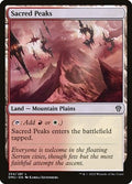 Sacred Peaks DMU 254 NM Magic: The Gathering