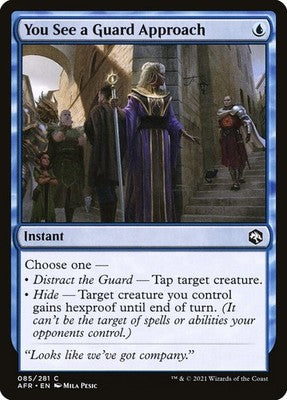 You See a Guard Approach AFR 85 NM Magic: The Gathering