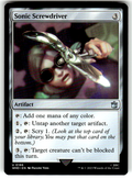 Sonic Screwdriver (0 ) Universes Beyond: Doctor Who 186 U Magic: The Gathering