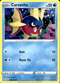 Carvanha Evolving Skies 035/203 Common Pokémon — English Near Mint