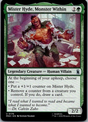 Mister Hyde, Monster Within 176 Marvel Super Heroes Magic: The Gathering NM