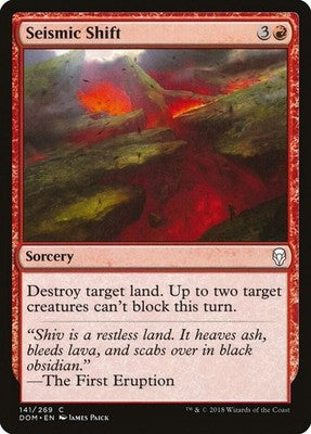 Seismic Shift DOM 141 NM Magic: The Gathering