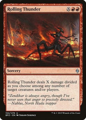Rolling Thunder BFZ 154 NM Magic: The Gathering