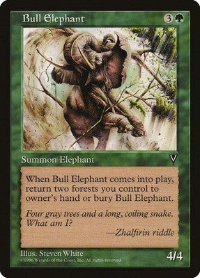 Bull Elephant VIS 101 LP Magic: The Gathering