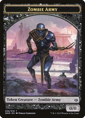 Zombie Army TWAR 8 NM Magic: The Gathering