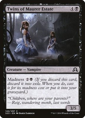 Twins of Maurer Estate SOI 142 NM Magic: The Gathering