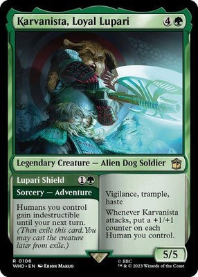 Karvanista, Loyal Lupari // Lupari Shield WHO 106 NM Magic: The Gathering