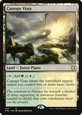 Canopy Vista AFC 227 NM Magic: The Gathering