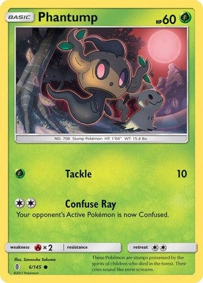 Phantump 6/145 SM - Guardians Rising Pokémon TCG