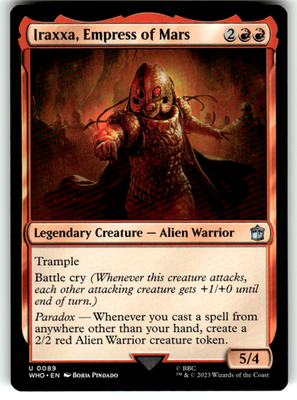 Iraxxa, Empress of Mars Universes Beyond: Doctor Who 89 U Magic: The Gathering