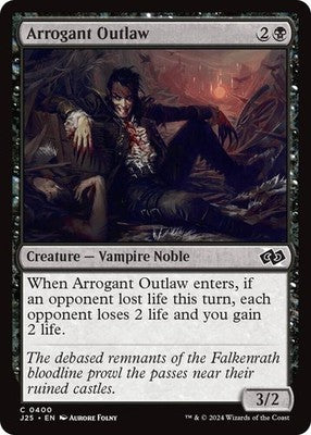 Arrogant Outlaw J25 400 NM Magic: The Gathering