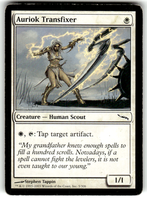 Auriok Transfixer Mirrodin 5 C Magic: The Gathering Lightly Played