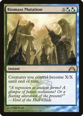 Biomass Mutation GTC 213 NM Magic: The Gathering