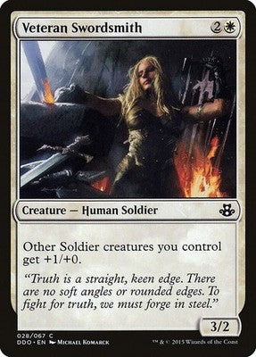 Veteran Swordsmith DDO 28 LP Magic: The Gathering