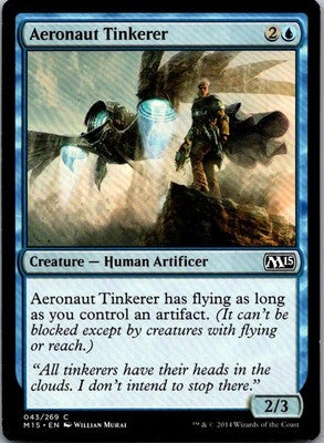 Aeronaut Tinkerer 43 Common Magic 2015 (M15) Magic: The Gathering Lightly Played