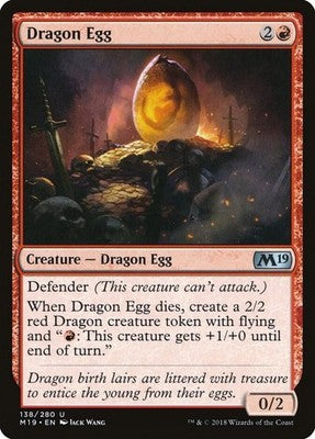 Dragon Egg M19 138 NM Magic: The Gathering