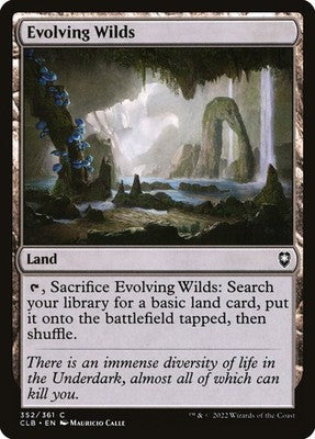 Evolving Wilds CLB 352 NM Magic: The Gathering