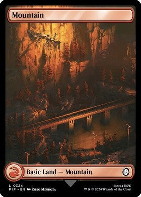 Mountain PIP 324 NM Magic: The Gathering