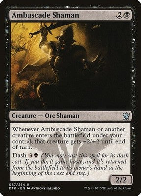Ambuscade Shaman DTK 87 NM Magic: The Gathering