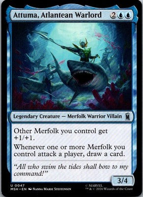 Attuma, Atlantean Warlord 47 Marvel Super Heroes Magic: The Gathering NM
