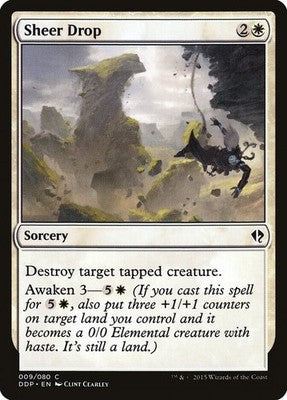 Sheer Drop DDP 9 NM Magic: The Gathering