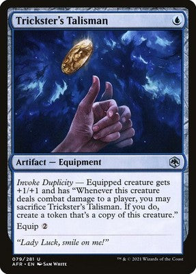 Trickster's Talisman AFR 79 NM Magic: The Gathering
